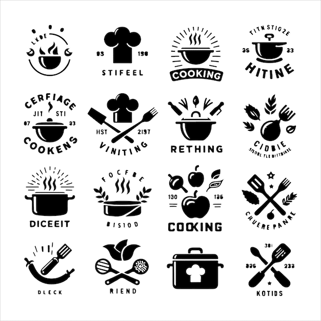 vintage-cooking-logos-badges-silhouette-vector_808775-7121